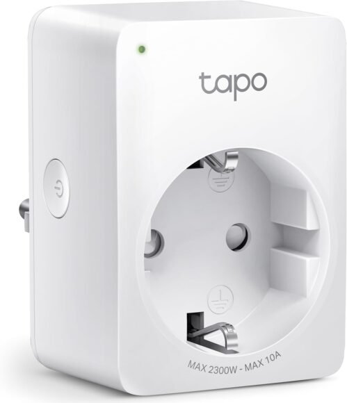 Tapo Wlan Smart Steckdose Tapo P100, Smart Home WiFi Steckdose, Alexa Zubehör, FunktionTerert MIT Alexa, Google Home, Tapo App, Sprachsteuerung, Fernzuf, Kein Hub Notwendig, Mini, Weiß