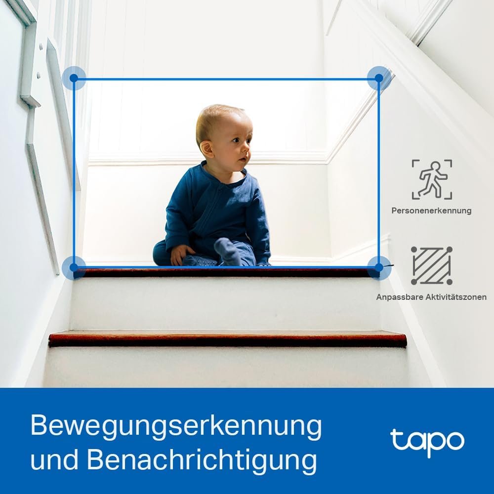 Tapo TP-Link C100 Wlan ip Kamera überwachungskamera innen (1080p-aufflösung, 2-Wege-Audio, Nachticht Zu 9m, bis Zu Zu 128 GB Lokaler Speicher auf SD Karte, Kompatibel MIT Amazon Alexa) WEID Karte, Kompatibel MIT Amazon Alexa) WEID Karte, Kompatibel MIT Amazon Alexa) Wiß Karte, Kompatibel MIT Amazon Alexa) WEID – Bild 4