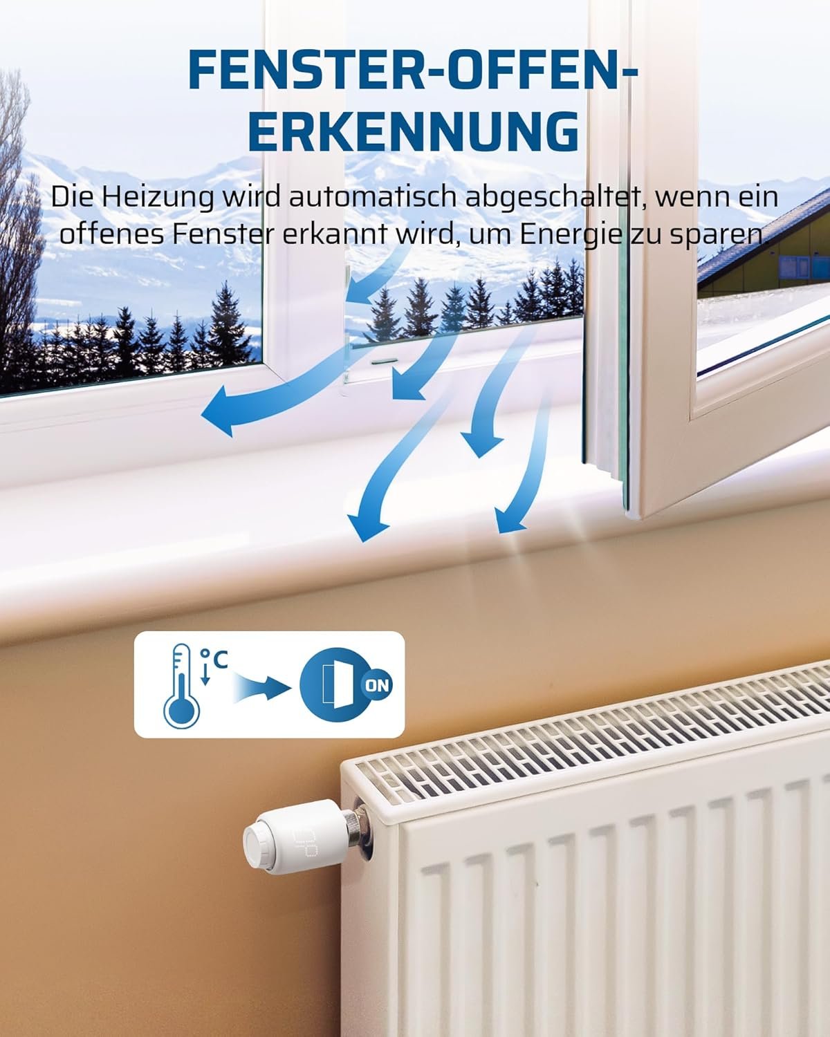 Dewenwils Smartes Heizkörperthermostat WiFi, Programmierbar Heizungsthermostat, Heizungssteuerung pro App, Kompatibel Mit Amazon Alexa & Google Assistent, Kein Gateway Erforderlich, Energiesparend – Bild 6