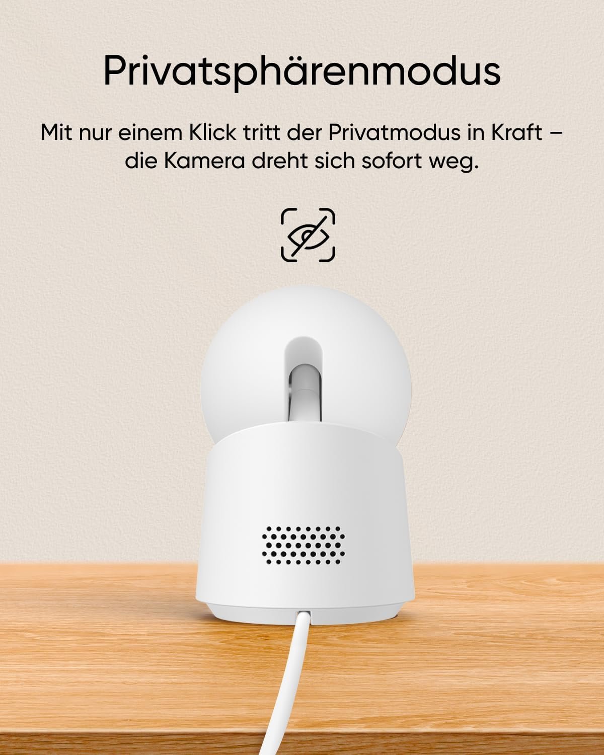 Eufy Security Indoor Cam C210, 1080p überwachungskamera innen, Wlan, Schwenkbar, 360-Grad-KameraÜberwachung innen, Mit-Nachten – Bild 5