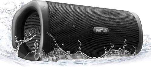 Uboom L Bluetooth Lautspecher, Kabelloser Lautspecher 28W Stereo Sound, Sattte Bässe MIT 2 Treibern, IP67 Wasserdicht & Staubdicht, Dual -Pairing, 16H, Outdoor -Musikbox -Fein -Party