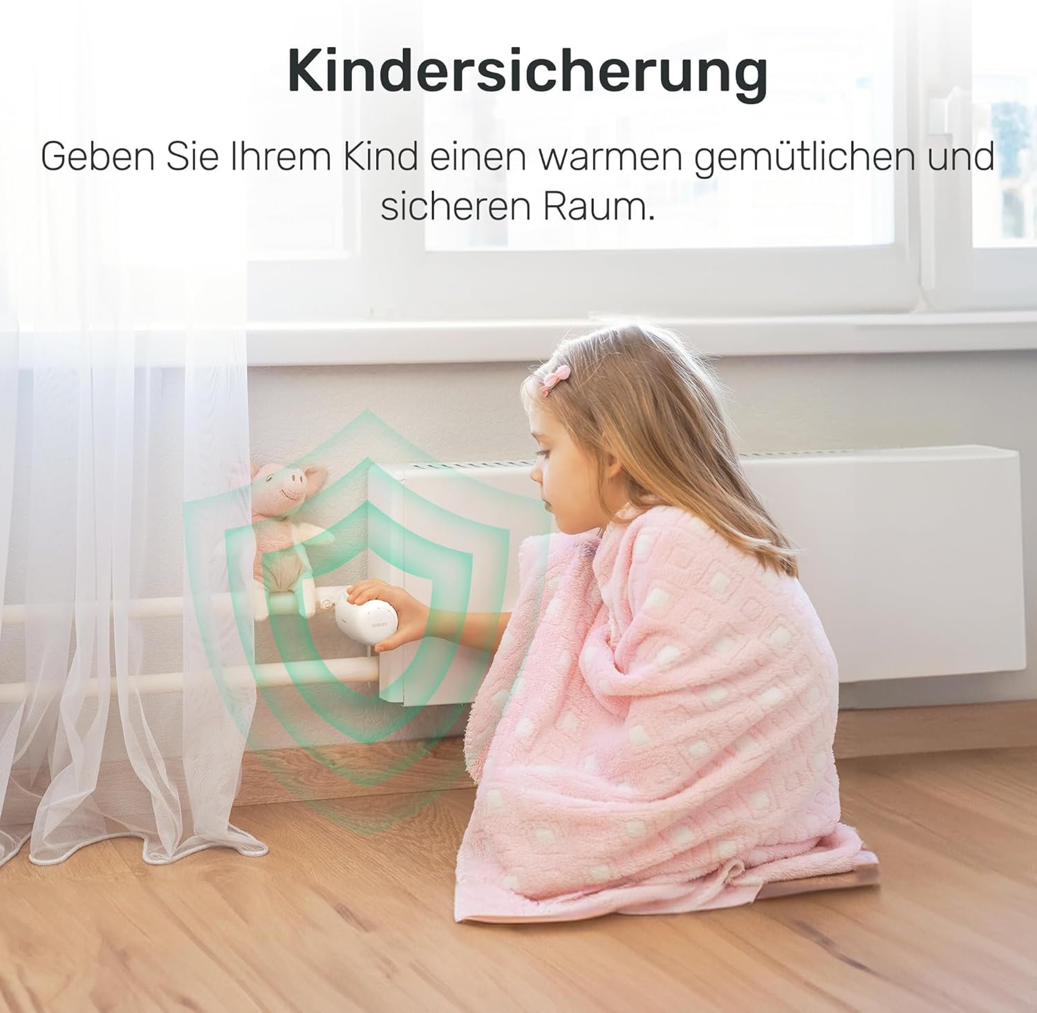 Winees Smart Heizkörperthermostat Kit, 1 Subg Hub+ 1 Wlan Heizungshermostat, MIT Zeitplan, Fern-/Sprachsteuerung, Heizungsthermostat Kompatibel MIT App, Alexa & Google Assistent – Bild 8