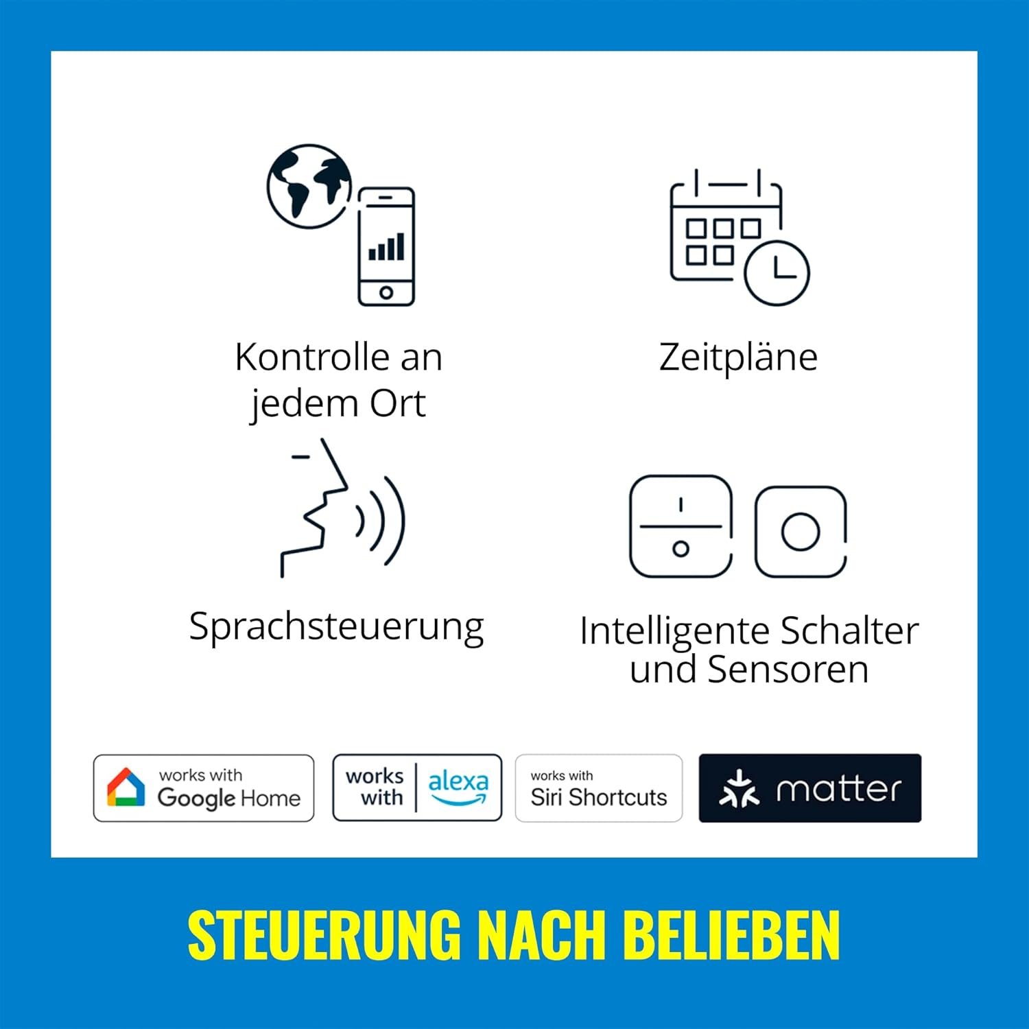 Wiz Smart Plug, Smarte Steckdose Zurerung von Lampen und Geraten inkl. Stromverbrauchsmesser, Smarte Lichtsteuerung über Wlan pro Stimme/App, Weiß – Bild 6
