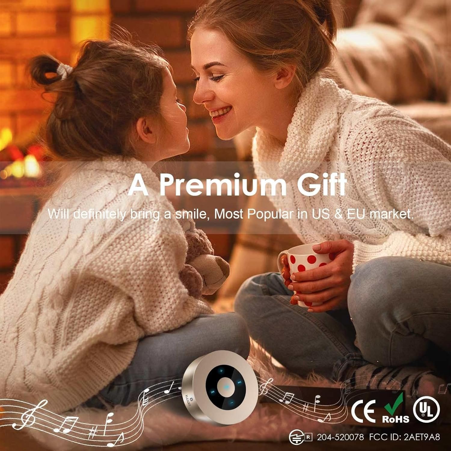 Xleader (Smart Touch) Wireless Lautspecher Soundangel A8 (3. Gen) 5W Laut Wenig Lautspecher Mit Tragbarer Wasserfest Herbst 15H Mikrofon Tf-Karte Aux für Dr. – Bild 6