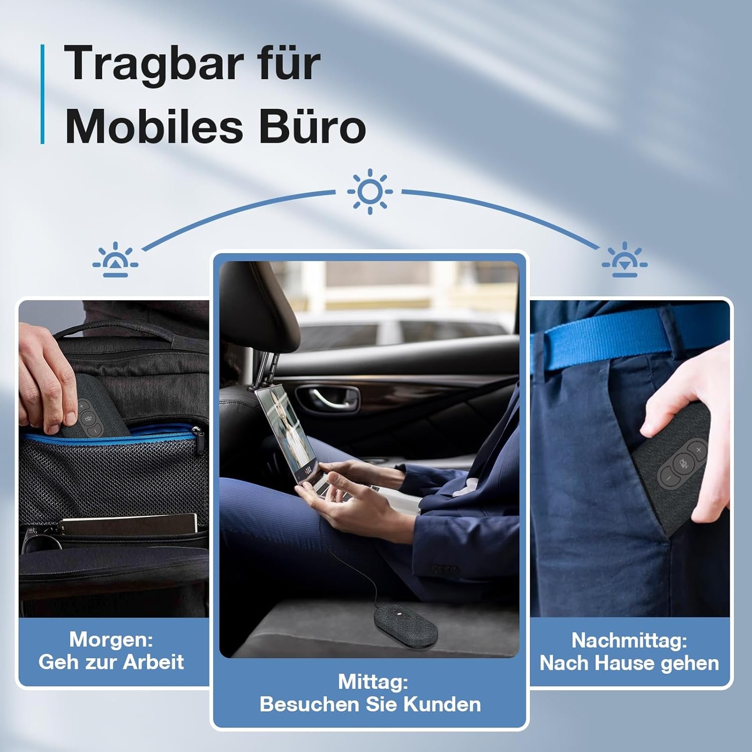 Raybit USB Konferenzlautsprecher mit Mikrofon für Home Office-AnRufe, Konferenzmikrofon MIT Smartter Stimmfilter & 360 ° baumabdeckung, PC Feispecheinrichtung Für Skype/Zoom/Teams/PC/Laptop/Desktop/Desktop/Desktop/Laptop/Desktop/Desktop/Desktop/Desktop/Desktop/Desktop/Desktop/Desktop/Desktop/Desktop/Desktop/Desktop/Desktop/Desktop/Desktop/Desktop/Desktop/Desktop/Desktop/Desktop/Desktop/Desktop/Desktop/Desktop/Desktop/Desktop/Desktop/Laptop/Desktop – Bild 4