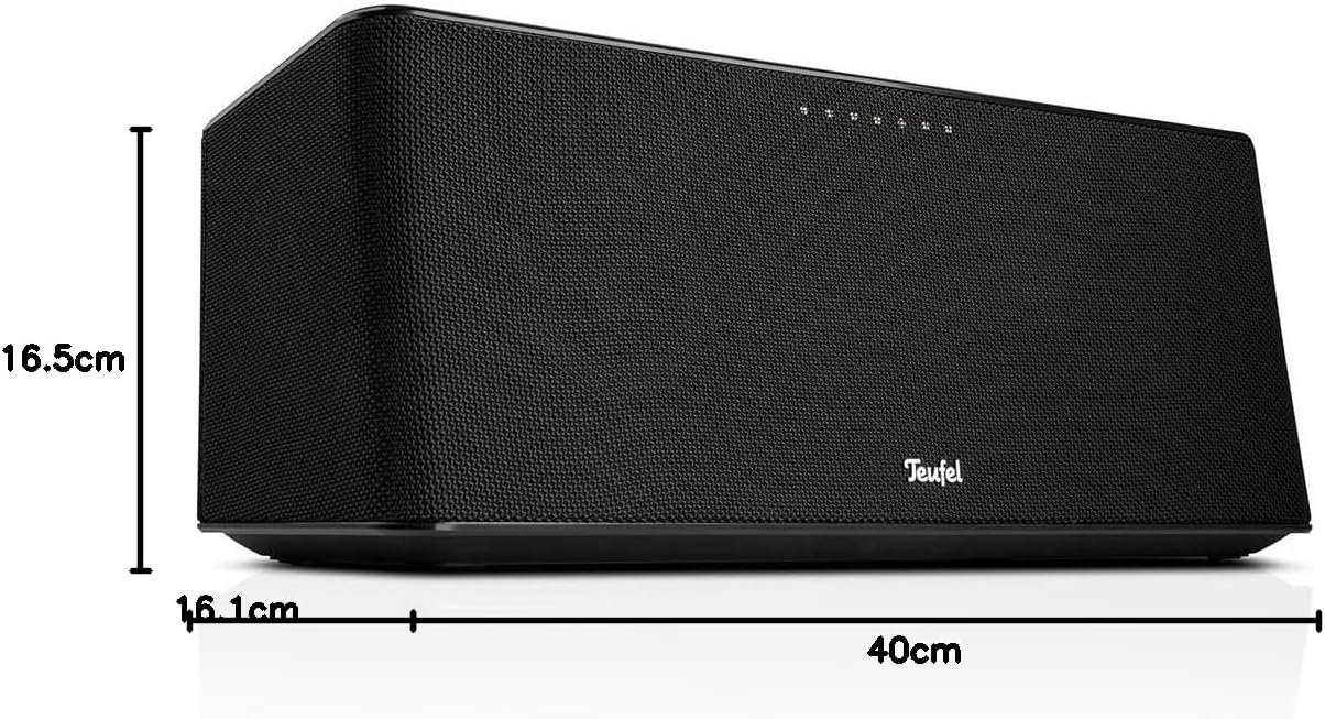 Teufel Motiv Home - All -in -One -Smart -Lautsprecher - Kabelloser Tragbarer Bluetooth Lautsprecher MIT Wlan Muikstreaming und Akku, Airplay 2, Chromecast, Kraftvoller Multiroom -Lautsprecher - Schwarz – Bild 8