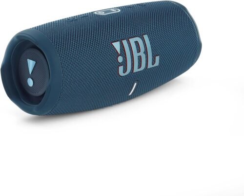 JBL Ladung 5 Bluetooth-Lautsprecher-Benzin-Blau-Wasserfeste, tragbare Boombox MIT Integrierter Powerbank-Eine Akku-Ladung für bis Zu 20 Stunden Kabellosen Musikgenuss