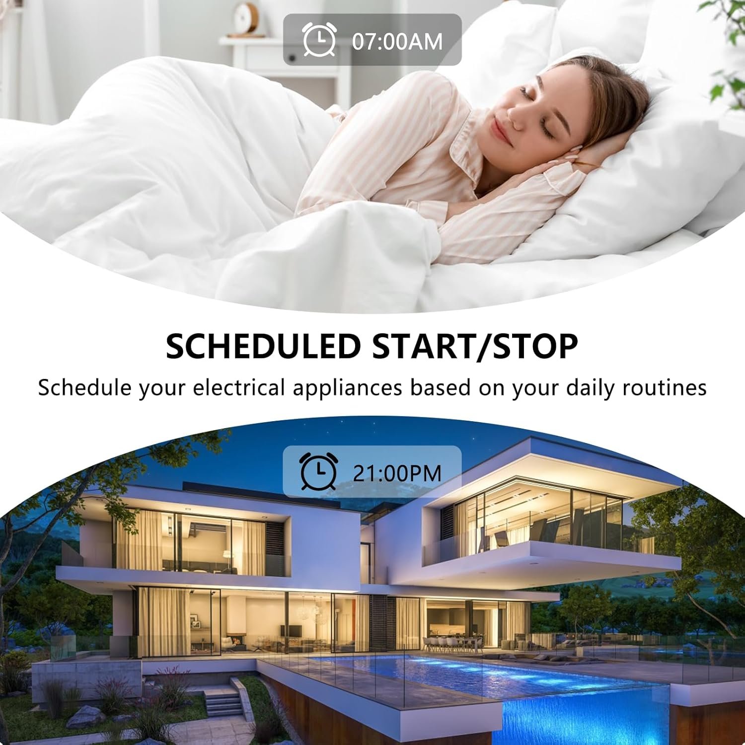 1 Stück Alexa Lichtschalter Smart Home, Wlan Smart Modul Lichtschalter, Sprachsteuerung/Timer, Mini Smart Home Lichtschalter Kompatibel Alexa, 1-Weg/2-Wege, Neutralleiter Erforderlich – Bild 5