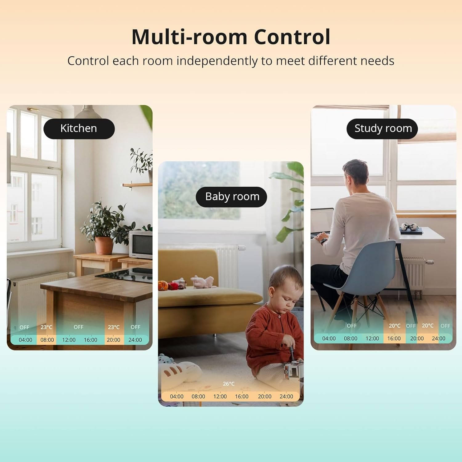 Sonoff Smart Heizkörperthermostat TRVZB, Smart HeizungSthermostat MIT App-Funktion, Zigbee Thermostat Benösigt Zigbee 3.0 Hub, Kompatibel Mit Amazon Alexa/Home Assistent – Bild 5