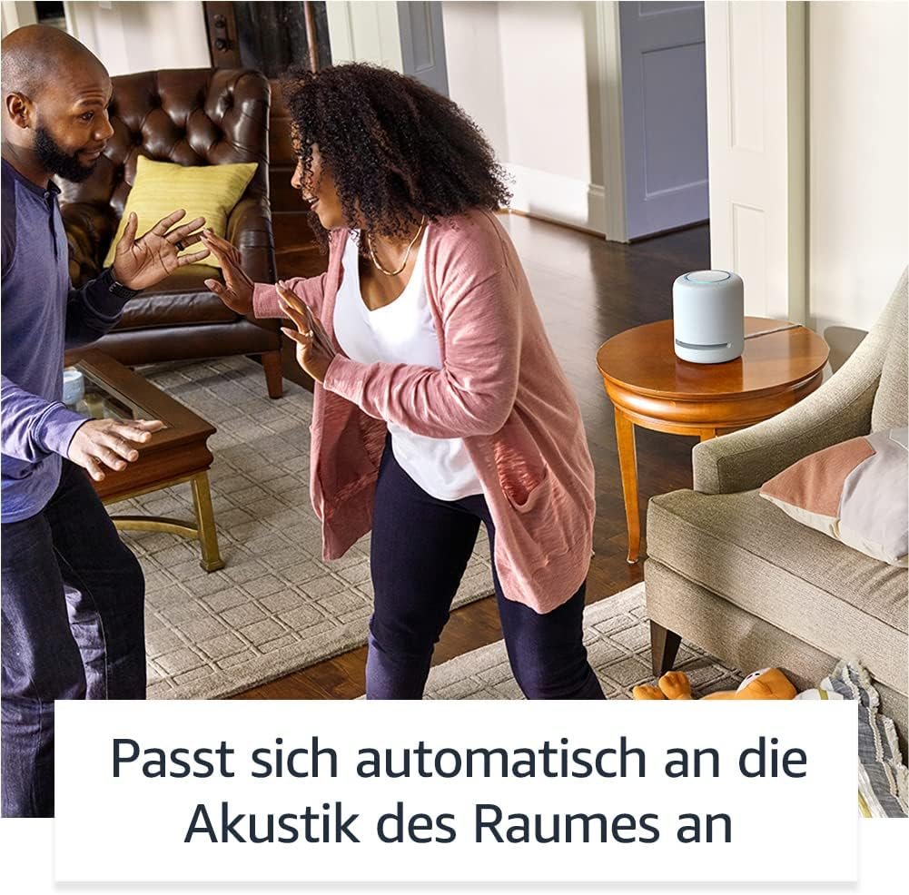 Echo Studio (Neueste Generation) | Der Beste Klang, Den Unere Smarten Wlan- und Bluetooth-Lautsprecher Je Gebten Haven-MIT Dolby Atmos, 3D-Audio, Smart-Hom-Hub und Alexa | Weiß – Bild 4