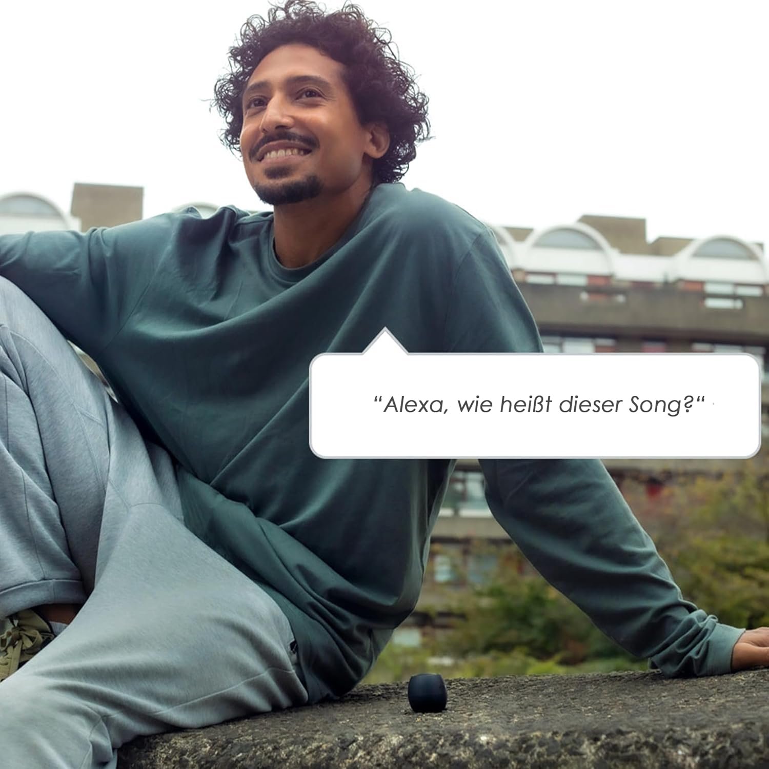 Boompods Zero Talk Mini Bluetooth Lautspecher Mit Amazon Alexa - Tragbarer Outdoor Lautspecher, IPX6 Wasserdicht, 5 Std Spielzeit und Mikrofon, Musikbox Klein für Handy, Dusche, Reis - Wei – Bild 8