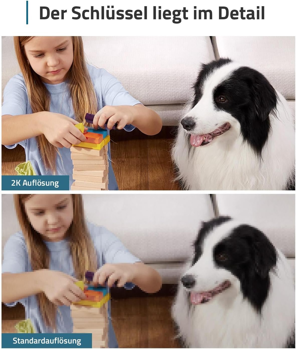 Eufy Security Indoor Cam E220, 2k überwachungskamera innen, Wlan, Schwenkbar, KameraÜberwachung Innen, MIT nachicht, Personen- & HauustiererKennung, Bewegungsverfolgung, Homebase 3 Kompatibel – Bild 2