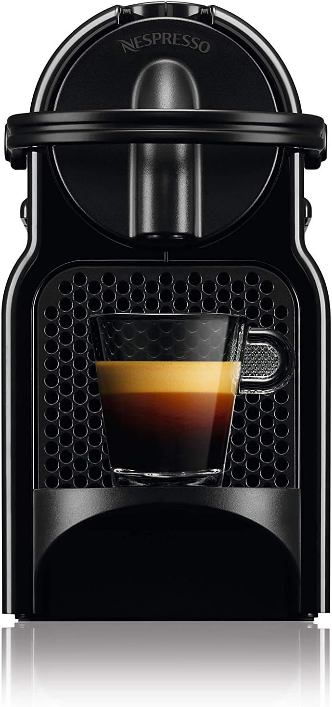 Nespresso de'longhi en 80.b Inissia kapselmaschine, Hochdruckpumpe und Energiesparfunkion, Automatische Power von 9 minuten, Tassenfülmenge für Espresso und Lungo, 0,7 l Wassertank, Schwarz, Schwarz, Schwarz – Bild 8