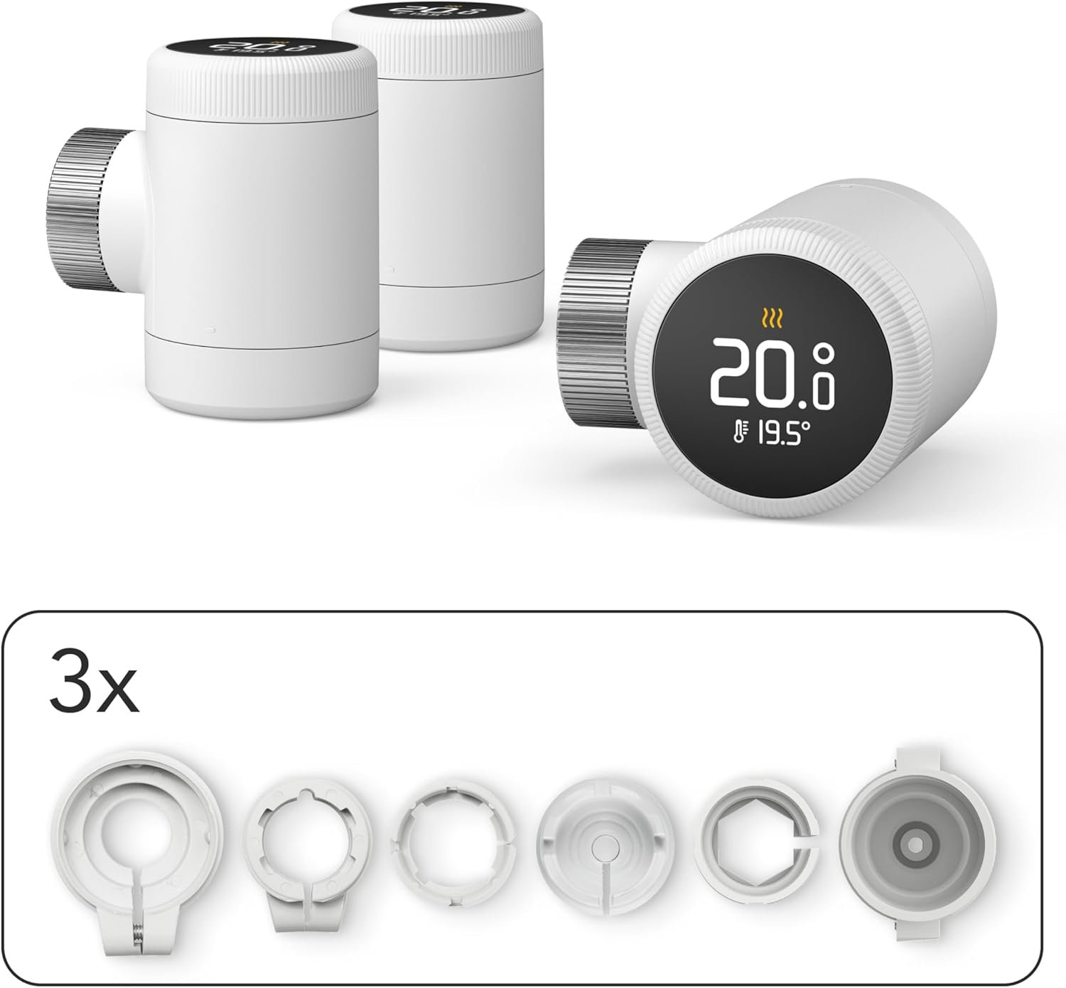 Tado ° Smartes Heizkörperthermostat X - Trio Pack, Heizungssteuerung pro App und Smart Speaker (Alexa, Siri, Google Assistant), Energie Sparen, DIY -Installation, Nicht Kompatibel Mit Tado ° V3+ – Bild 8