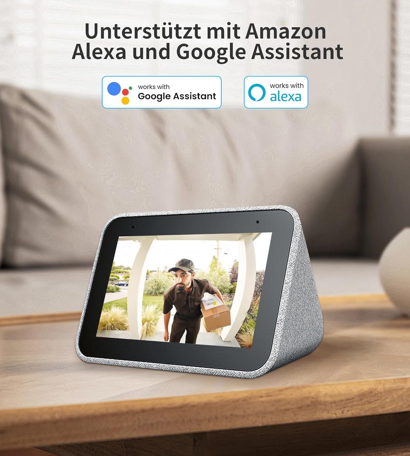 Ankway 2k Video Türklingel MIT Kamera Wlan, 145 ° Weitwinkel, Pir-Sensor, 2-Wege-Videoanruf, Live-Ansichtern Verfindich, Alarme, Wasserdicht, 2 Speicherwege, Unterstaubung Mit Alexa, Smarteibell Carmed – Bild 7