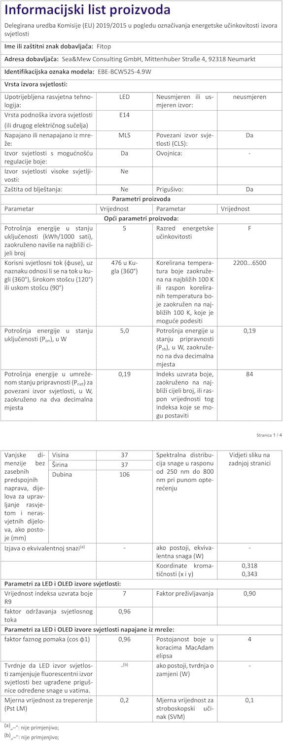 Fitop Alexa Smart Glühebirnen, E14 Wlan LED LAMPEN DIMMBAR Guhbirne 4.9w 470LM, 2700-6500K, RGB 16 MILEN FARBEN, app Steuern Kompatibel Mit Alexa/Google Home, Sprachsteuerung 2 Pack 2 Pack 2 Pack 2 Pack 2 – Bild 13