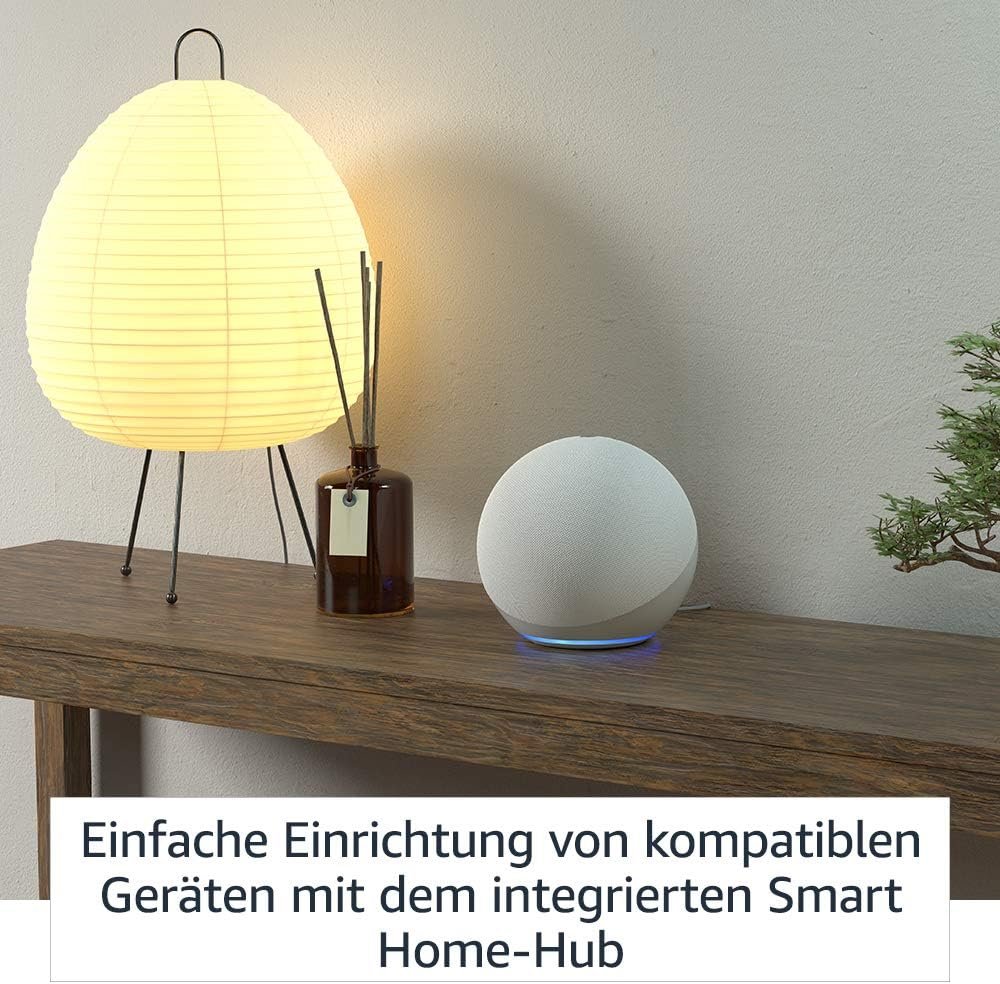 Echo (Neueste Generation) | MIT HERAUSRAGENDEM KLANG, Smart Home-Hub und Alexa | Blauugrau – Bild 5