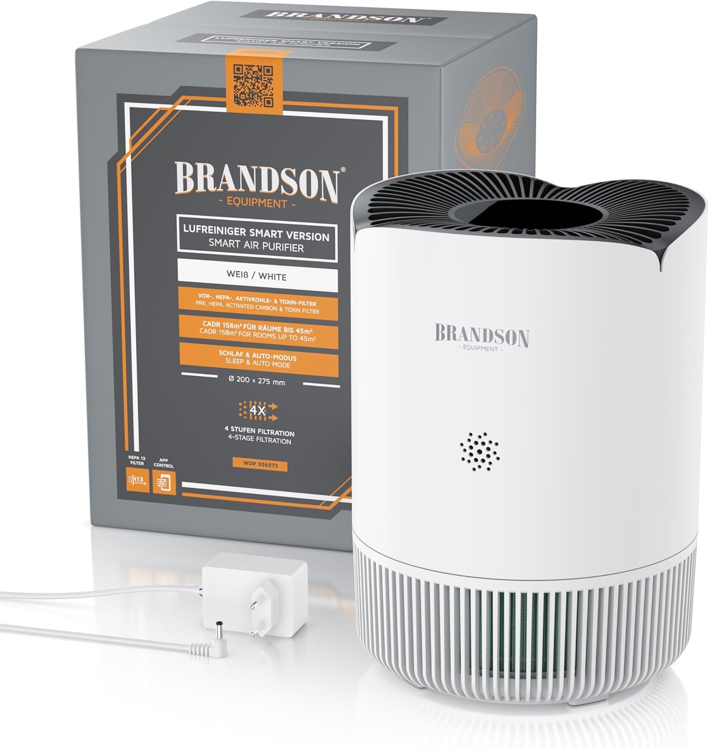 Brandson - Luftreiniger Allergiker Wlan - CADR 158 m³/h 50 m² - Luftreiniger - Presiwbäger 2025 - Smart Home MIT App - 4 Filter HEPA Aktivkohle - Tierhaare Pollen Staub Schimmel Viren Rauchertzermer – Bild 8