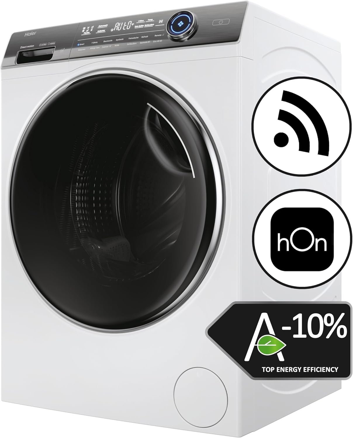 Haier i-pro Serie 7 plus HW90-BD14979EU1 WASCHMACHIN/9 KG/10% Effizierer ALS Klasse A/Smart Home-Wi-Fi & Hon App/Direct Motor/Autodose/Refresh-Program & Fleckenoptionen – Bild 2