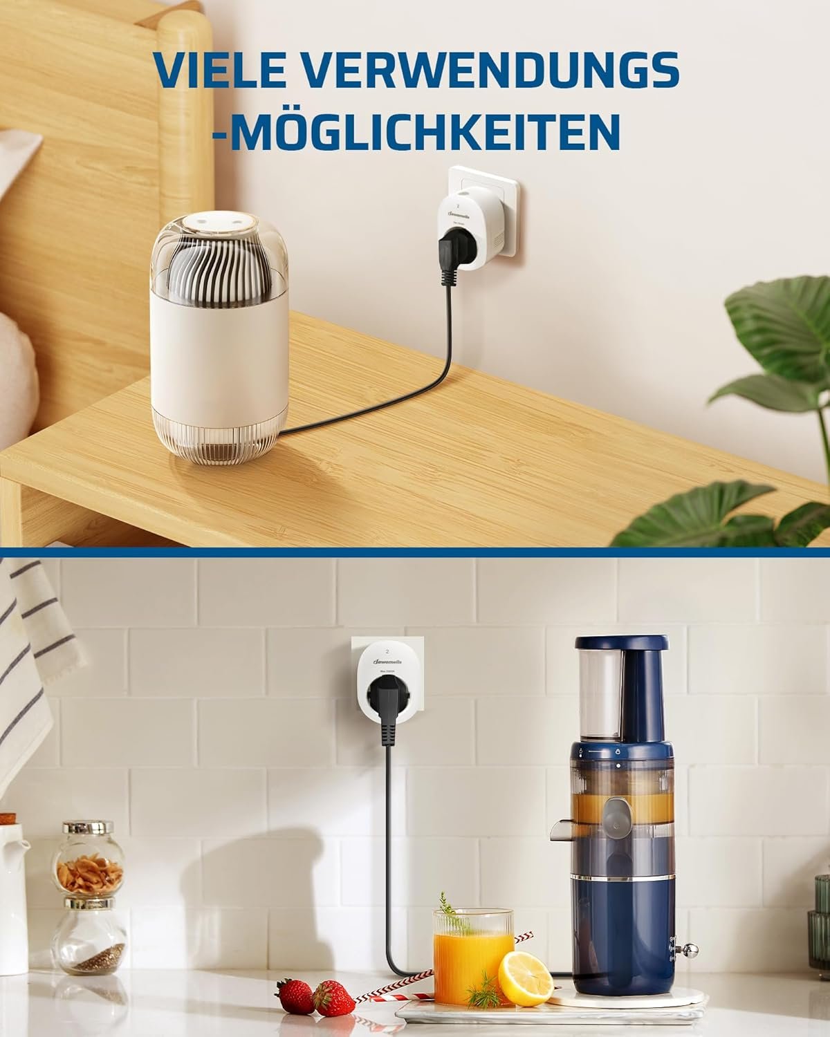 Dewenwils Funksteckdosen MIT Fernbedienung, 2300w Steckdose mit 1er Fernbedienung, 30m Reichs – Bild 8