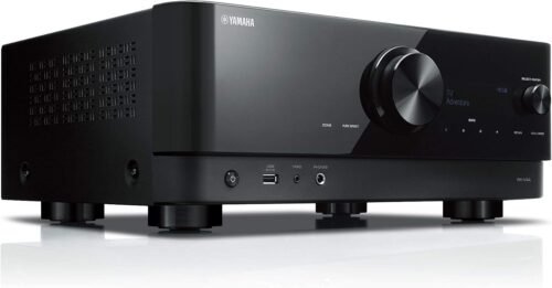 Yamaha-Empfänger RX-V4A-Netzwerk-Receiver MIT Musiccast Surround-Sound, Gaming Spezifischen Funktionen und Sprachkontrollsystem-Allround-Talent MIT 5.2 Kanälen, Schwarz