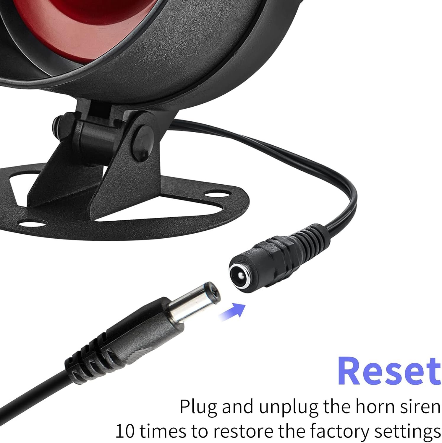 Alarmanlage Haus Sirene 9 Teiliges Set MIT 115 dB Sirene, BewegungsSensor, Türfensternsor und Fernbedienung, für Lager, Geschäfe, Haus – Bild 8