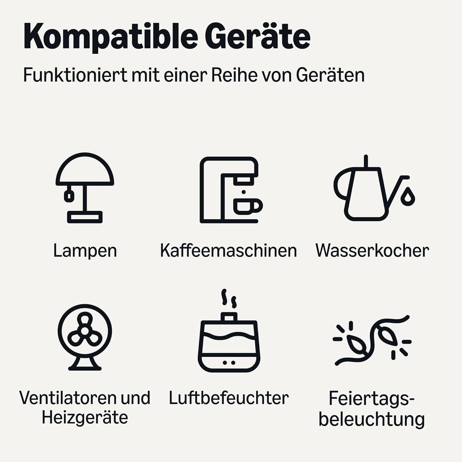 Amazon Basics Smart Wlan-Steckdose 2,4 GHz Wi-Fi für Eu-Steckdose, für Den innenberich, Nur Kompatibel Mit Alexa, Weiß, 1 Stückk – Bild 6