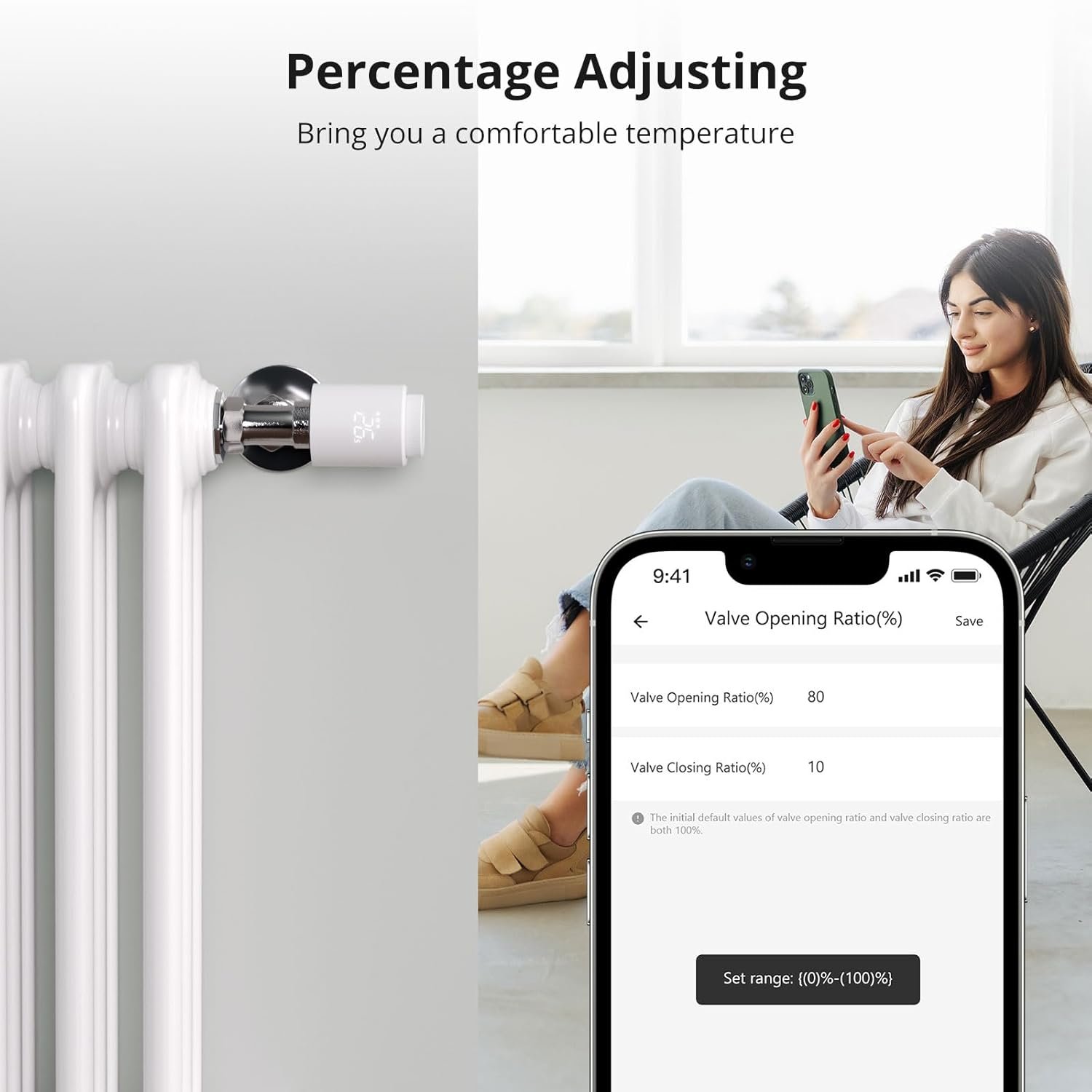 Sonoff Smart Heizkörperthermostat TRVZB, Smart HeizungSthermostat MIT App-Funktion, Zigbee Thermostat Benösigt Zigbee 3.0 Hub, Kompatibel Mit Amazon Alexa/Home Assistent – Bild 6