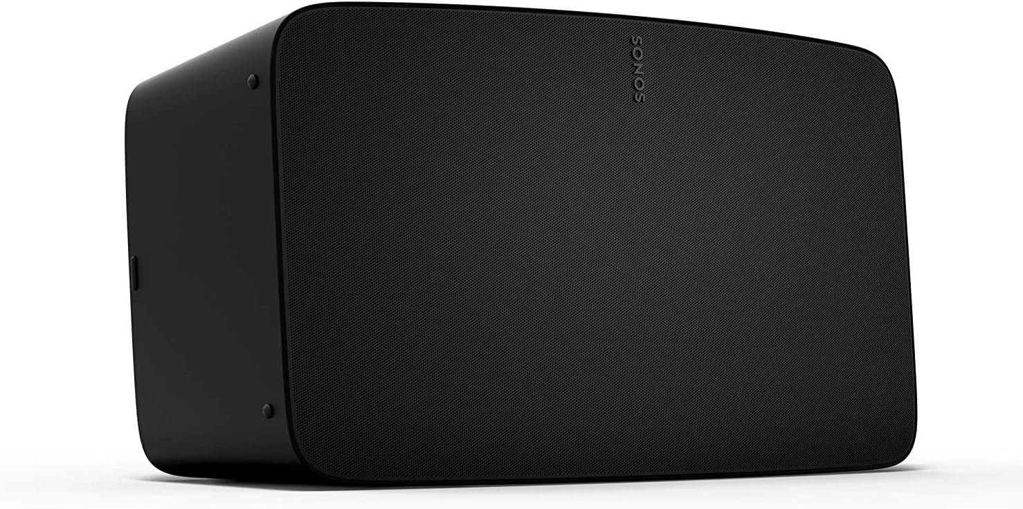 Sonos fünf | HiFi-Sprecher MIT Wlan, 3,5-mm-Eeingang und Unterstützung für Streaming im hochauflösenden Audio-Schwarz