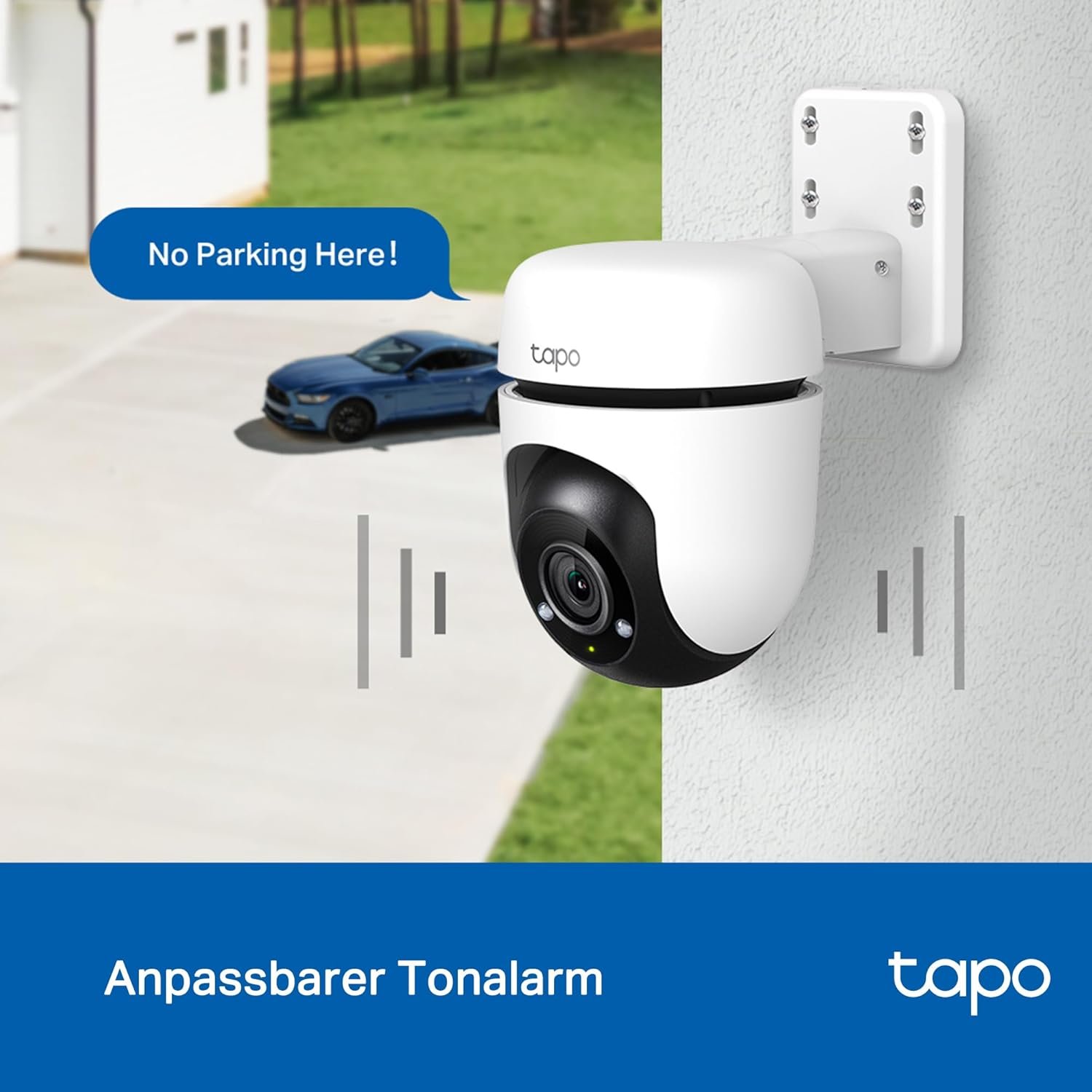 TP-Link Tapo C500 Wlan überwachungskamera außen, 360 ° Sichtbereich, 1080p Auflösung, Bewegungserkenung, nachtsicht bis ZU 30 M, Zwei-Wege-Audio, Kompatibel Mit Alexa & Google & Google & Google & Google und Google – Bild 5
