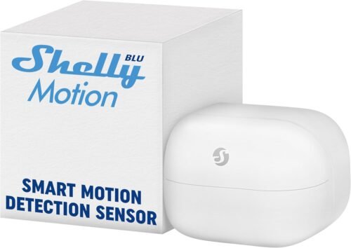 Shelly Blu Motion | Bluetooth-Bewegungsmelder MIT Lux-Sensor | Praesenzmelder | Kompatibel MIT Alexa und Google | ios-android-App | Reichweiite bis Zu 9 Meter