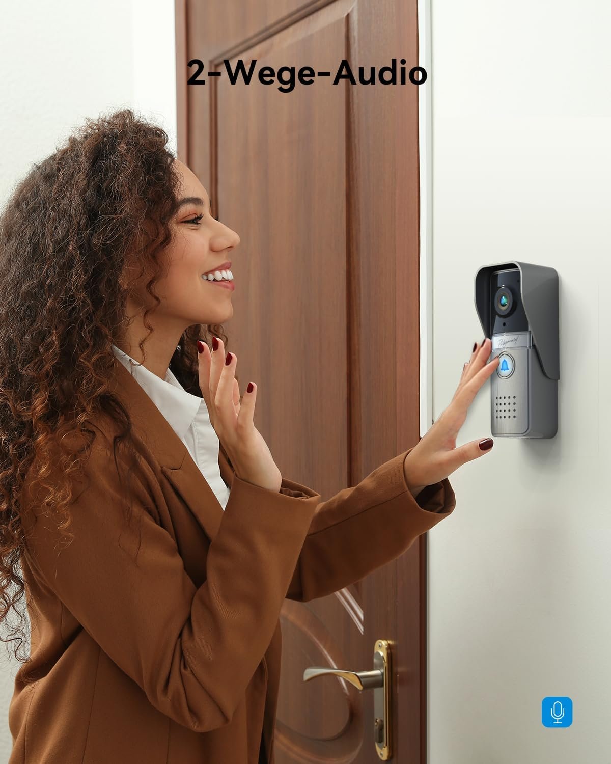 Tmezon Video türspechanlage 4-draht, türspechanlage MIT Kamera, 7 "Monitor MIT KabelgeBundener Türklingel, Nachversion, Live-Ansischen und Konveration, Lentsperren Durch Monitor, 16 Klingeltönee – Bild 2