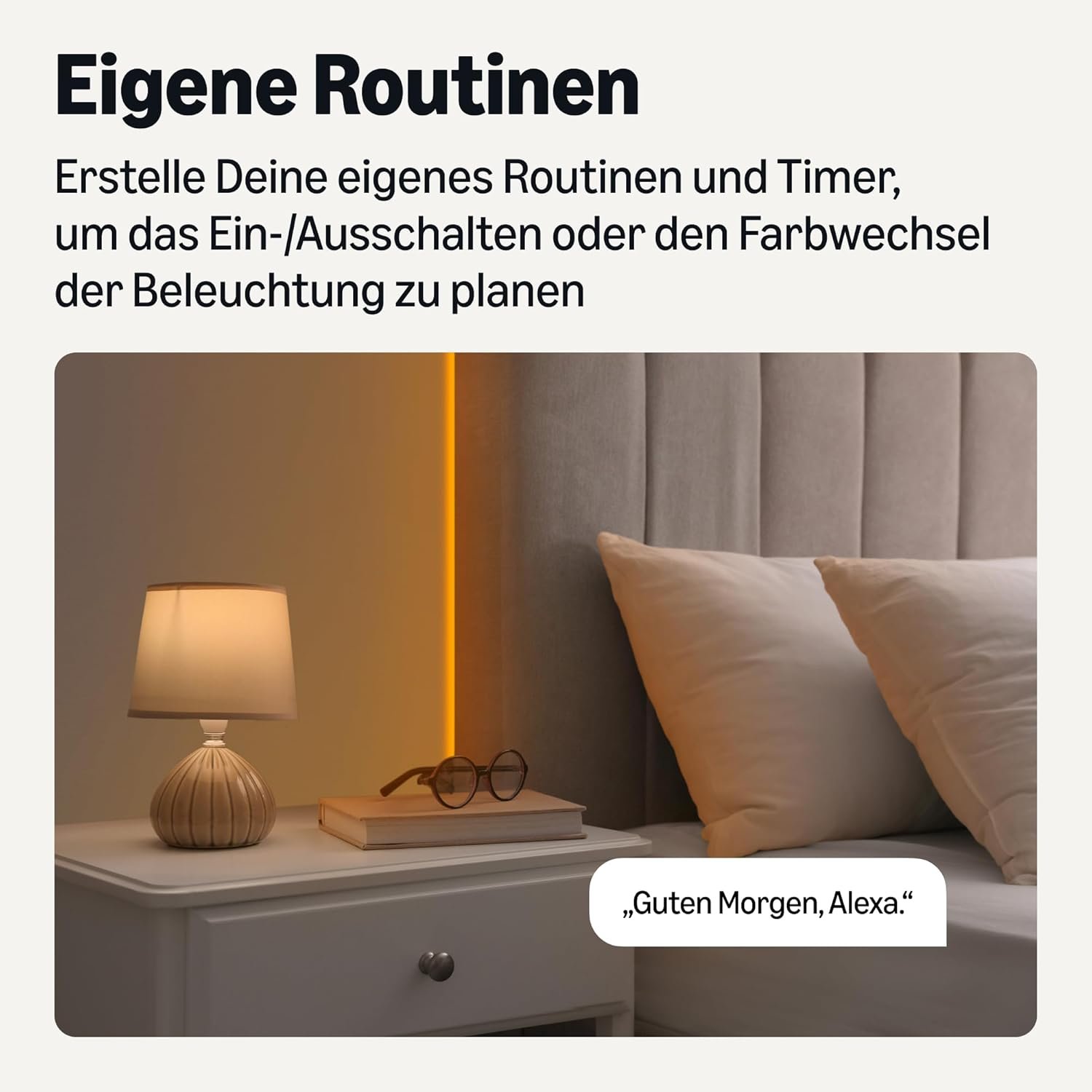 Amazon-Grundlagen-Smartter LED-Lichtstreifen, 5 m, RGBW, 2,4 GHz Wlan, Nur für Alexa Geeignet, Mehrfarbig – Bild 5