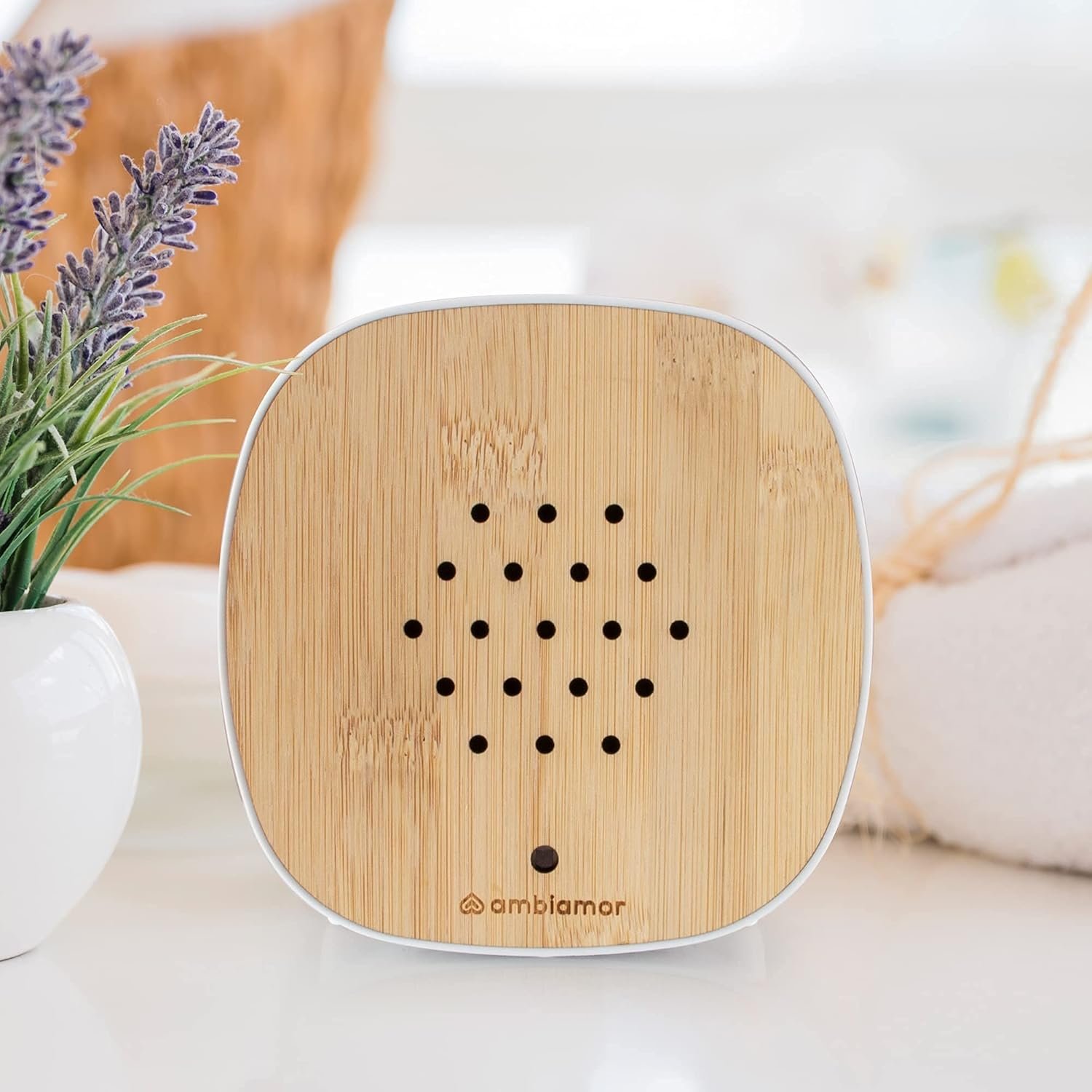 Ambiamor Vogelgezwitscher Bewegungsmelder -Box Wiedenerafladbar MIT 3 Wechselcovern, 13+ Stile und 2 Tonsspuren - Vogelgesang & Waldquelle – Bild 3