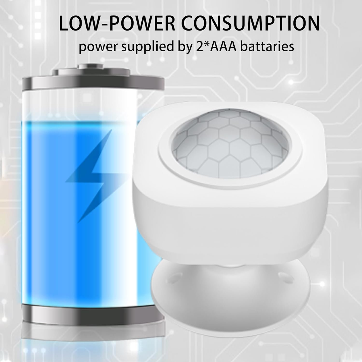 Intelligenter Wlan BewegungsSensor: Tuya Smart Pir-Bewegungsmelder MIT App-Warnungen, Batteriebetrieben, Kabellosen infrarot-Alarmsystem für Alarmanlagen und Smart Home AutomatiRingung – Bild 7