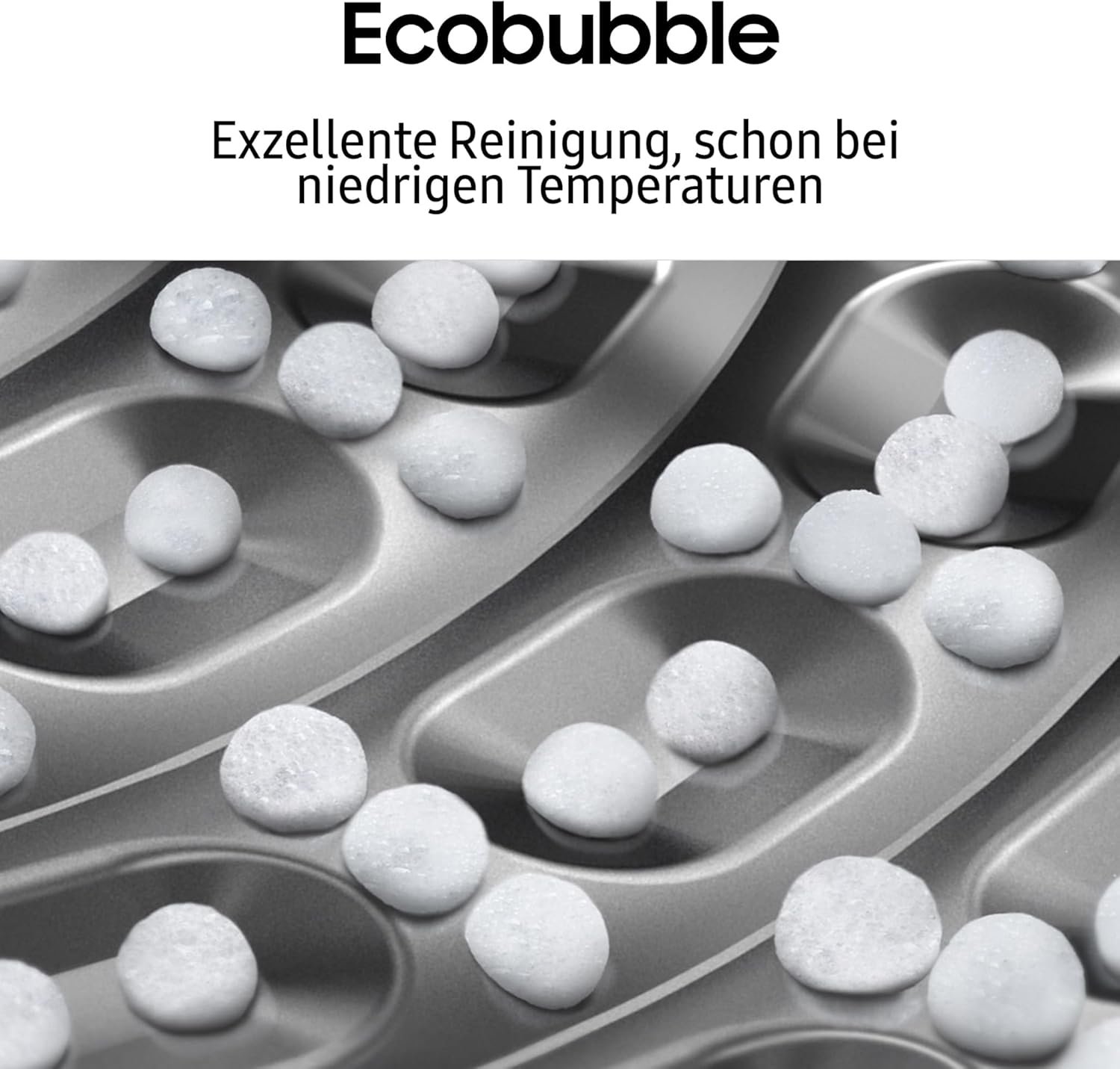 Samsung Waschmaschine, 9 kg, 1,400 U/min, EEK: A, Mikroplastik-Programm, Ecobubble, 14 Programm, WiFi SmartControl, Schwarz, WW90CGC04Aabeg – Bild 4