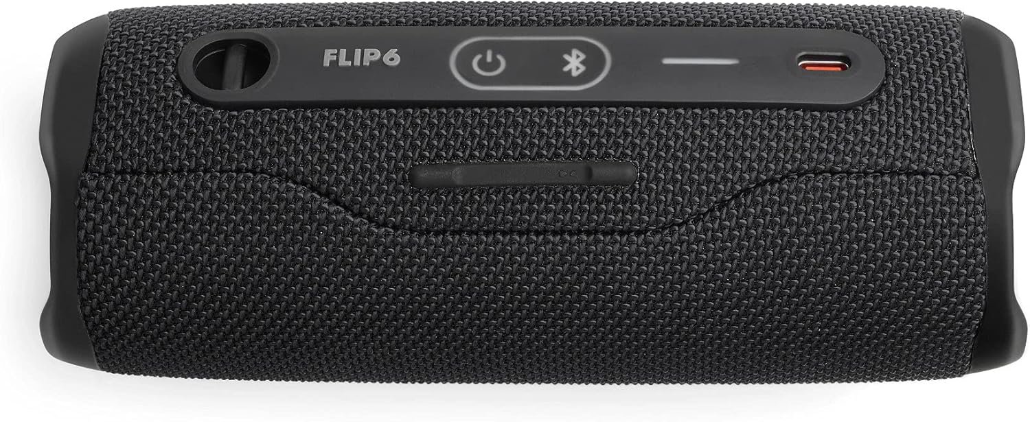 JBL Flip 6 Bluetooth Box in Schwarz-Wasserdichter, Tragbarer Lautsprecher MIT 2-Wege-Lautspechersystem für Kraftvollen Sound-bis Zu 12 Stunden Kabellos Musik Abspielen – Bild 6