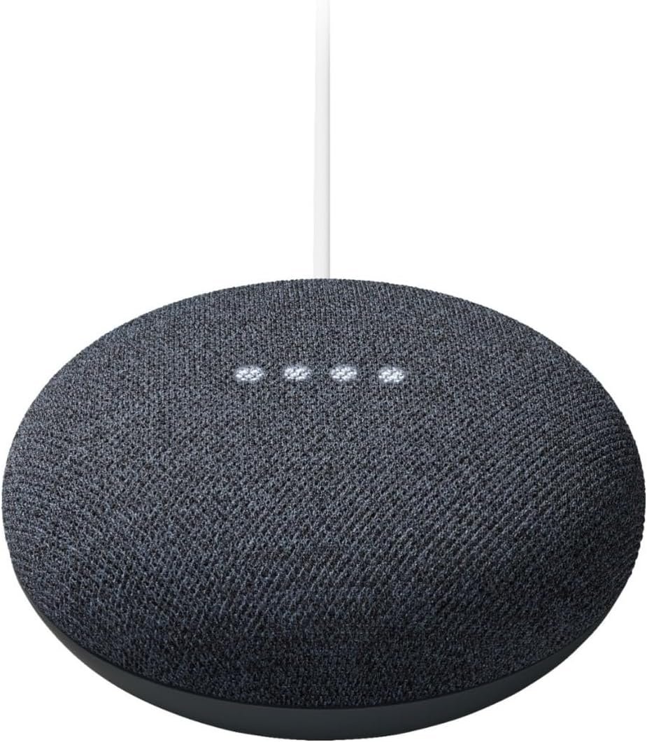 Google Nest Mini 2. Generation Kabelloser Bluetooth-Lautsprecher (Anthrazit) – Bild 2