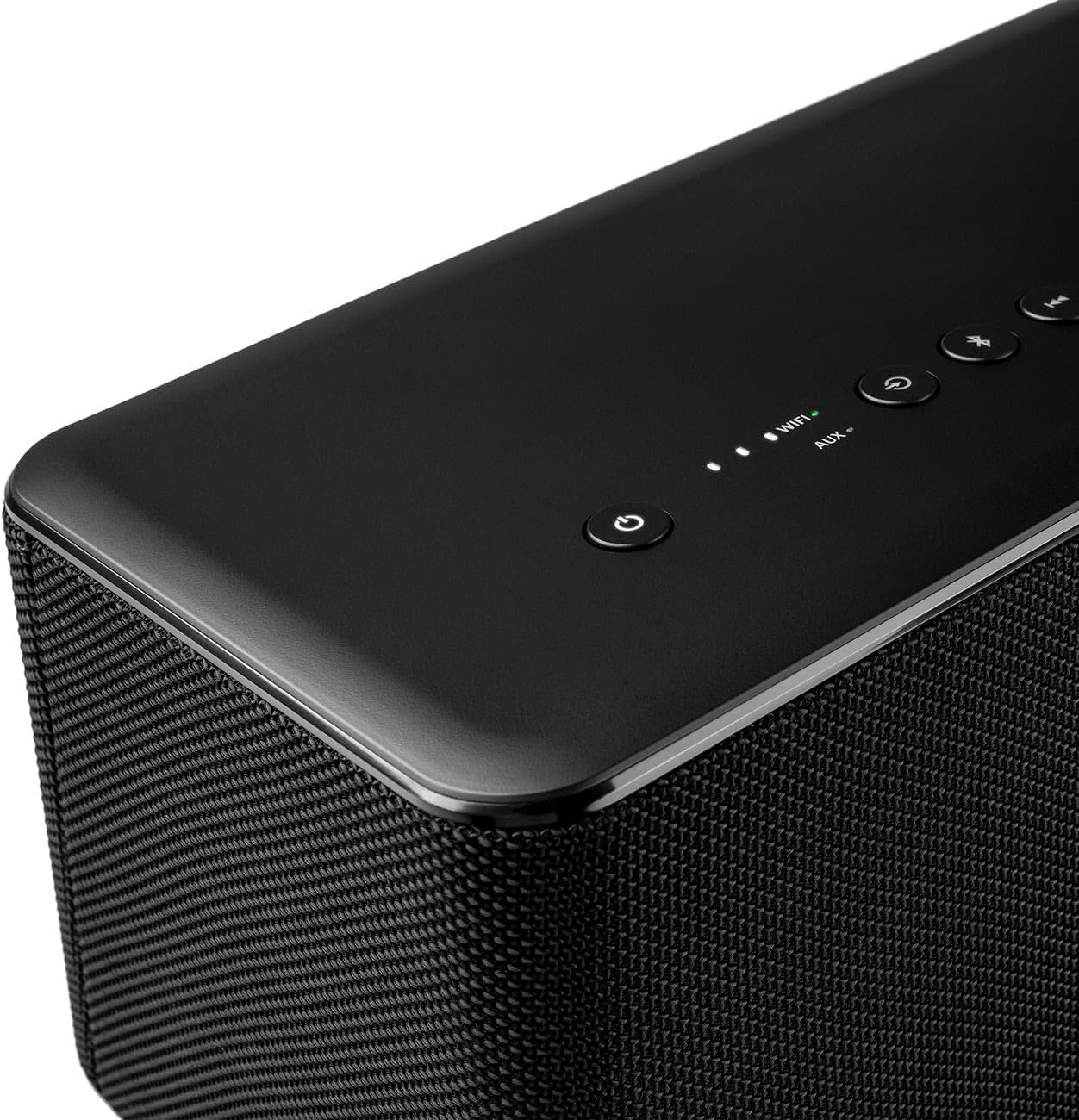 Teufel Motiv Home - All -in -One -Smart -Lautsprecher - Kabelloser Tragbarer Bluetooth Lautsprecher MIT Wlan Muikstreaming und Akku, Airplay 2, Chromecast, Kraftvoller Multiroom -Lautsprecher - Schwarz – Bild 3