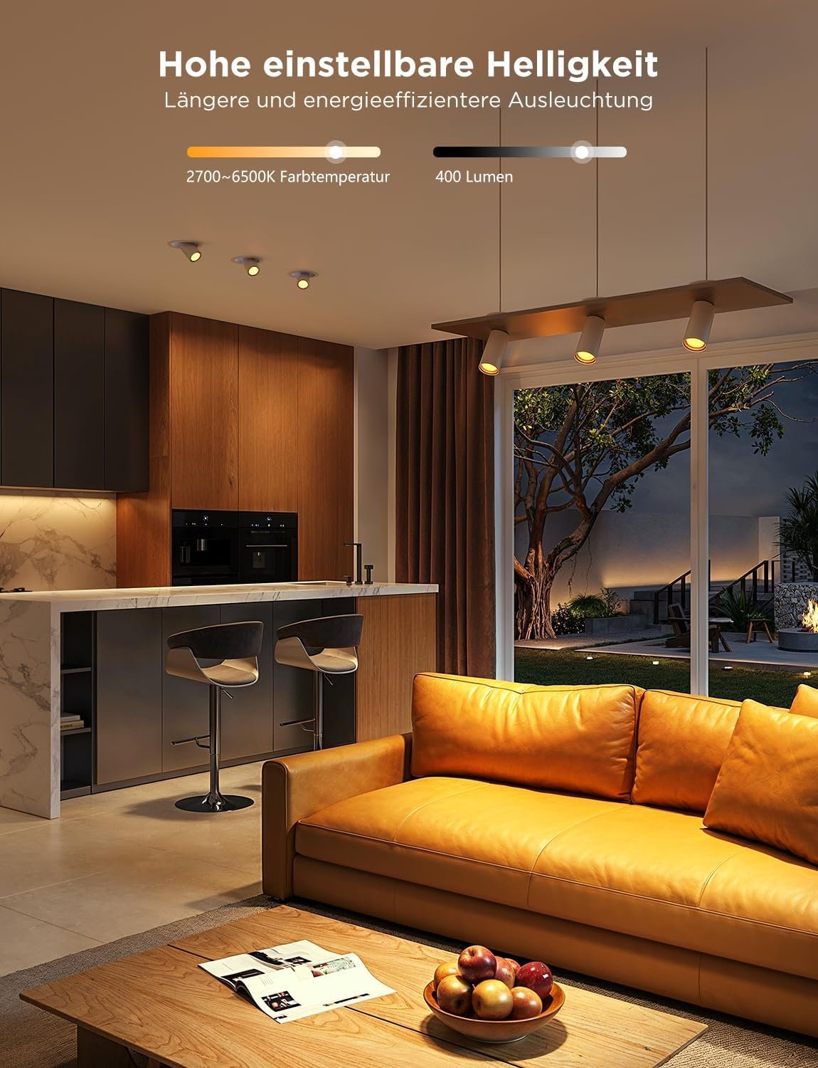 Govee Guhbirne Gu10 LED RGBWW, Smarte Guhbirne 400LM Hohe Helligkeit, Wlan Lampen Dimmbare Farbwechsel, 64 Szenen, Smart Bulb Gu10 LED FUNKTIONIERT MIT Alexa, Synchronisierung MIT MUSIK, 2 PACKUNG, 2 PACKUNG, 2 PACKUNG, 2 PACKUNG – Bild 3