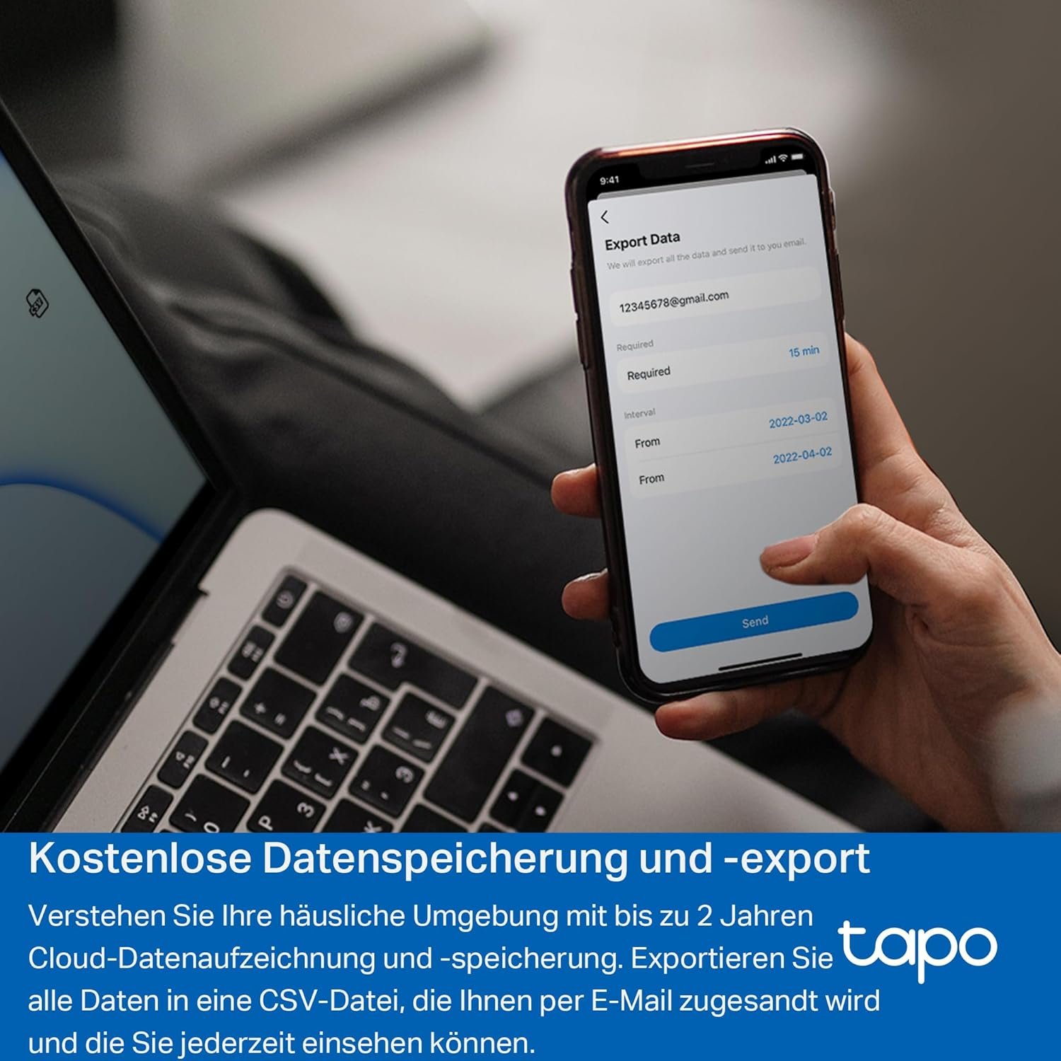 TAPO T310 Smart Temperatur & LuftfeuchtigKEITSMONITOR, Kostenlose datenspeicherung, Visuellle Grafiken, flexible Installation, App-Benachrichtungen, Hub H100 Erforderlich – Bild 7