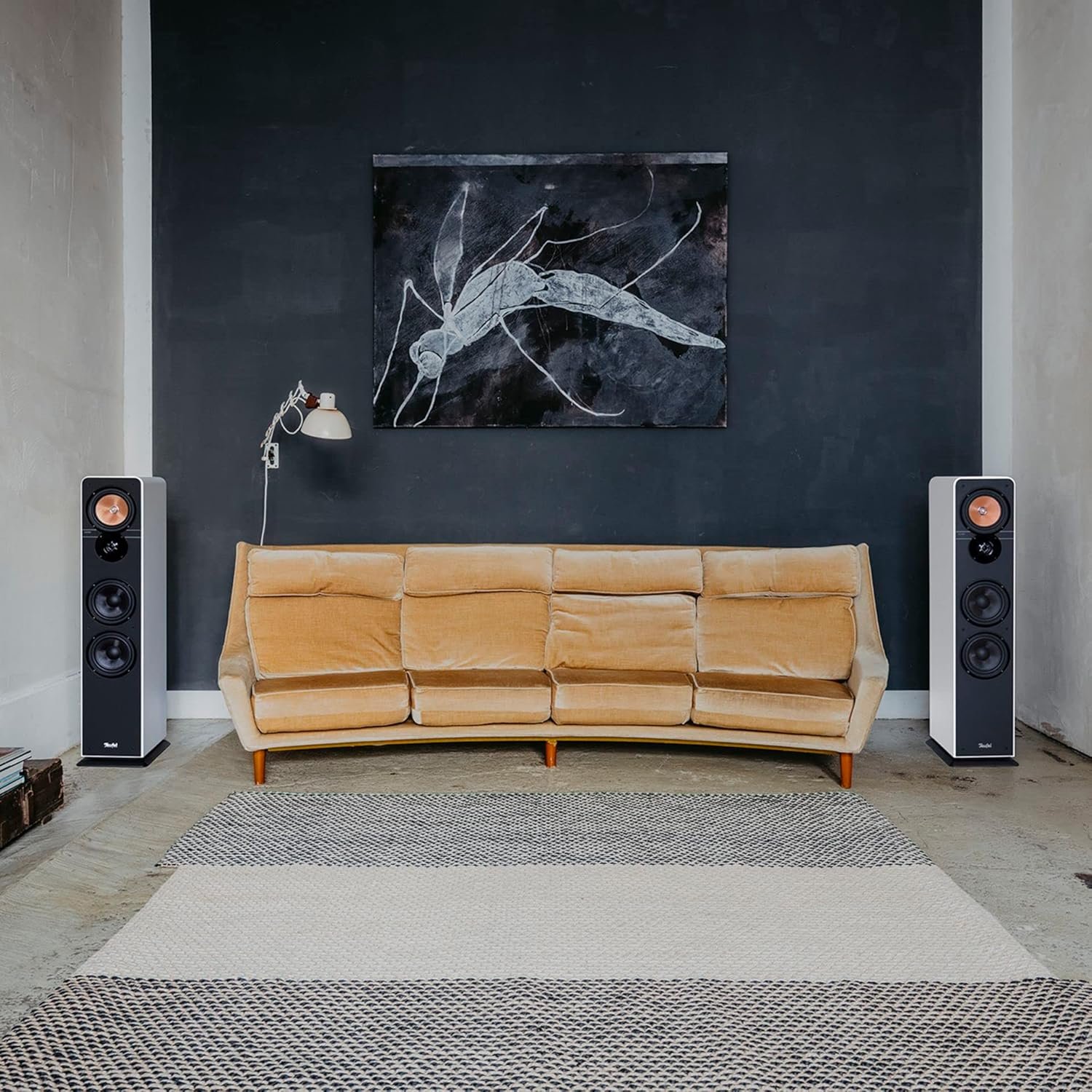 Teufel Ultima 40 Surround 5.1 -Sets - Heimkino Lautspecher 5.1 Soundanklage Kino Baumklang Surround Subwoofer Film High -End HiFi - Schwarz/Weiß – Bild 6