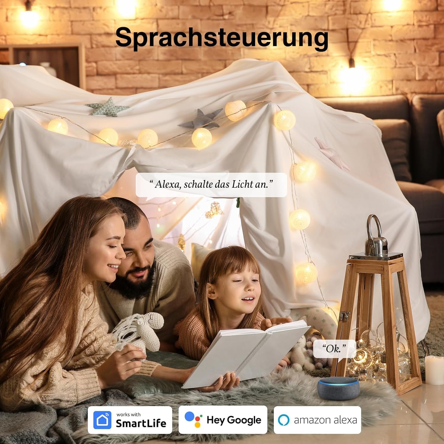Ghome Smart Steckdose MIT Strommessung, 16A Wlan Steckdose Kompatibel Mit Alexa/Google Home, App Fernbedienung, Sprachsteuerung, Zeitplan und Timer, Nur auf 2,4 GHz WiFi – Bild 4