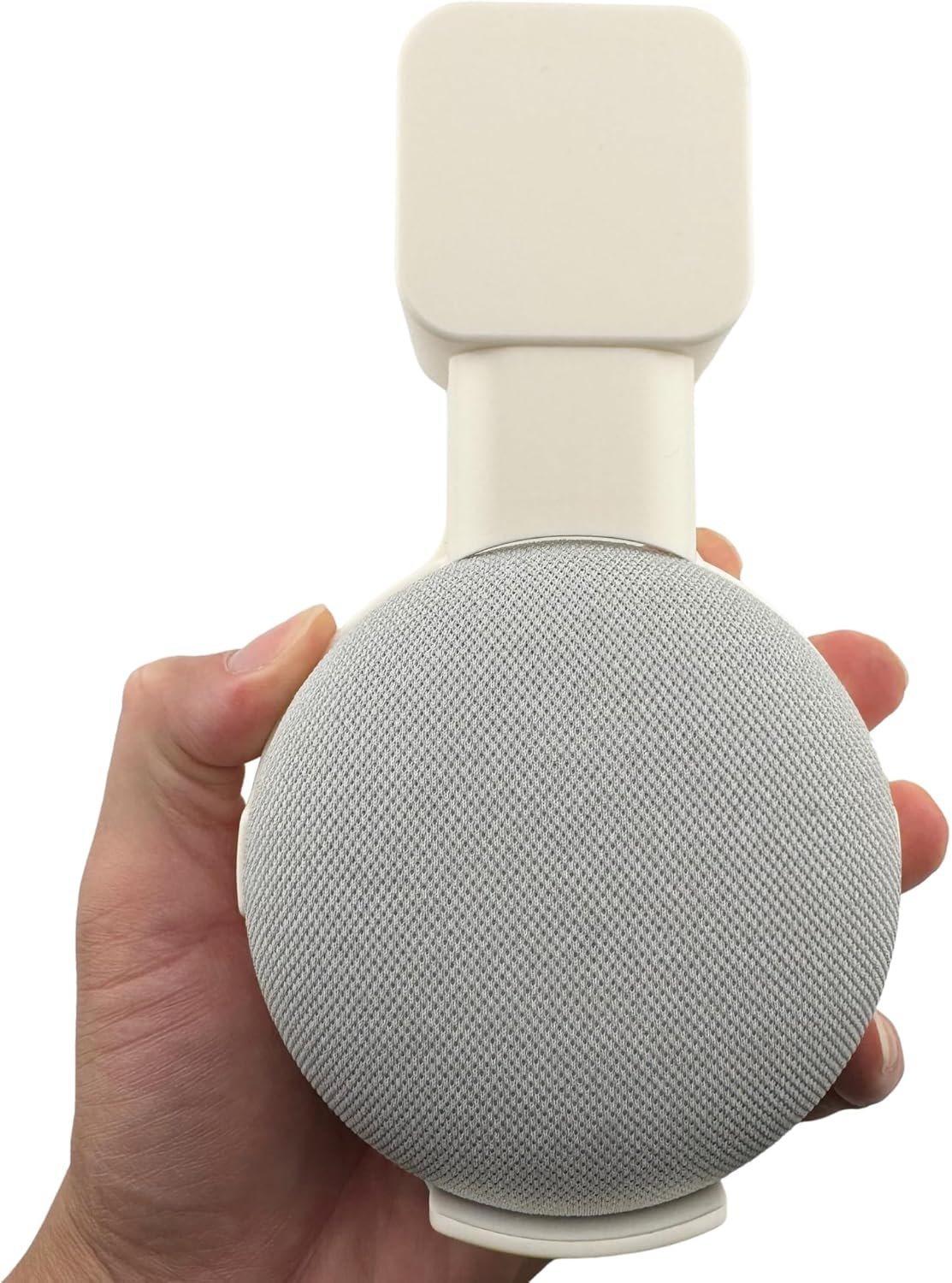 Sintron 2x Smart Home Lautspecher Wandhalterung Halter für Dᴏt 3. Generation Halterung Ständer MIT Integrierer Kabelmanagement, für Küche, Bad Schlafzimmer, Kompatibel Mit Google Mini (2 Pack, Weiß) – Bild 8