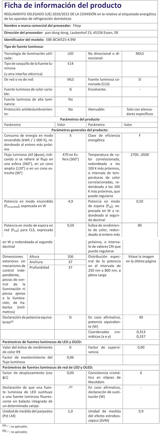 Fitop Alexa Smart Glühebirnen, E14 Wlan LED LAMPEN DIMMBAR Guhbirne 4.9w 470LM, 2700-6500K, RGB 16 MILEN FARBEN, app Steuern Kompatibel Mit Alexa/Google Home, Sprachsteuerung 2 Pack 2 Pack 2 Pack 2 Pack 2 – Bild 10
