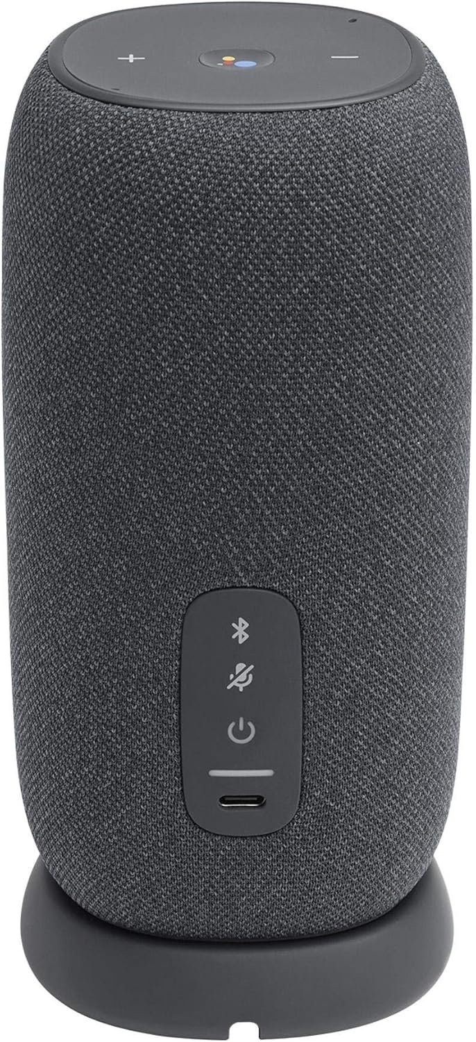 JBL Altavoz Link Tragbarer Bluetooth -Lautsprecher mit Google Assistant - Gray