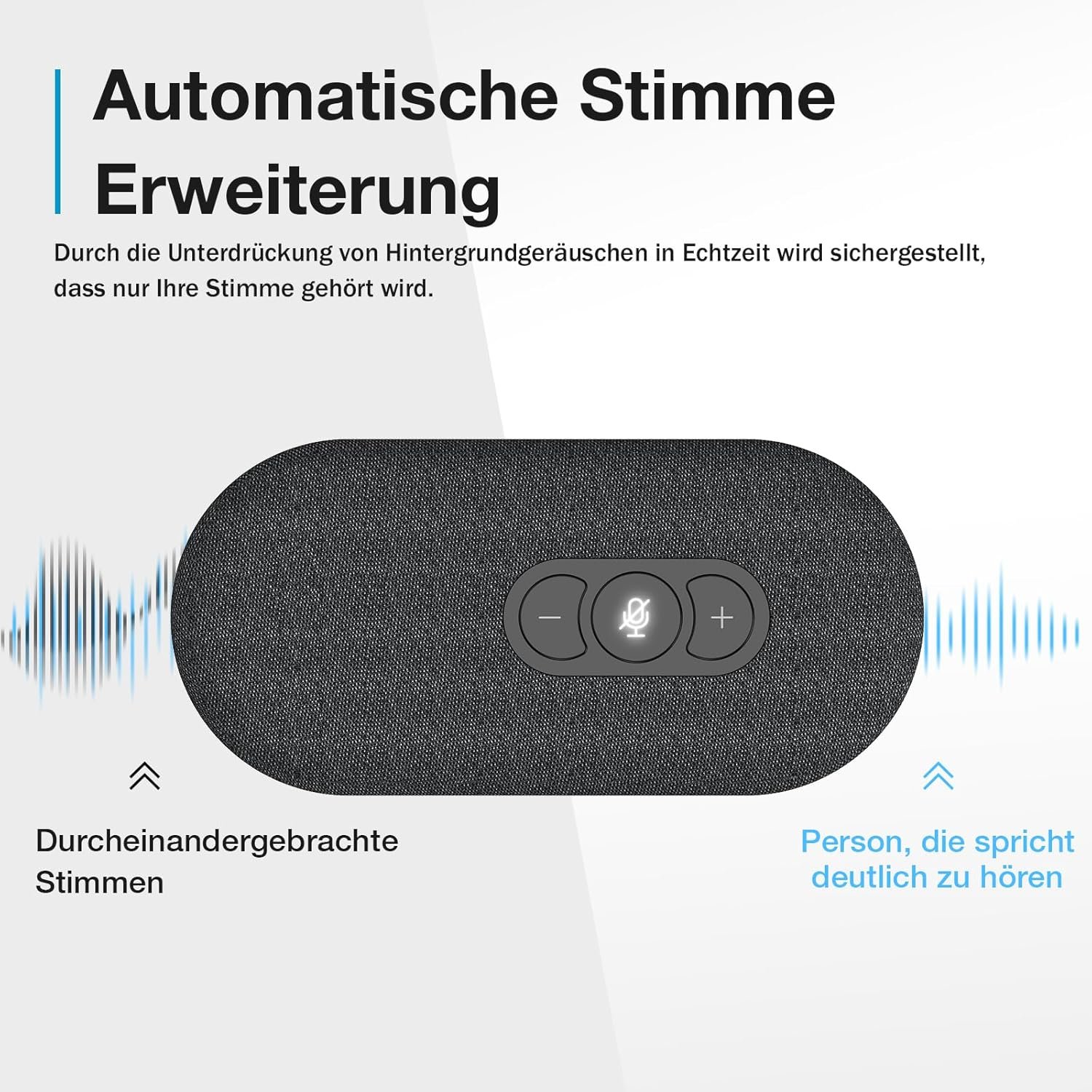 Raybit USB Konferenzlautsprecher mit Mikrofon für Home Office-AnRufe, Konferenzmikrofon MIT Smartter Stimmfilter & 360 ° baumabdeckung, PC Feispecheinrichtung Für Skype/Zoom/Teams/PC/Laptop/Desktop/Desktop/Desktop/Laptop/Desktop/Desktop/Desktop/Desktop/Desktop/Desktop/Desktop/Desktop/Desktop/Desktop/Desktop/Desktop/Desktop/Desktop/Desktop/Desktop/Desktop/Desktop/Desktop/Desktop/Desktop/Desktop/Desktop/Desktop/Desktop/Desktop/Desktop/Laptop/Desktop – Bild 3