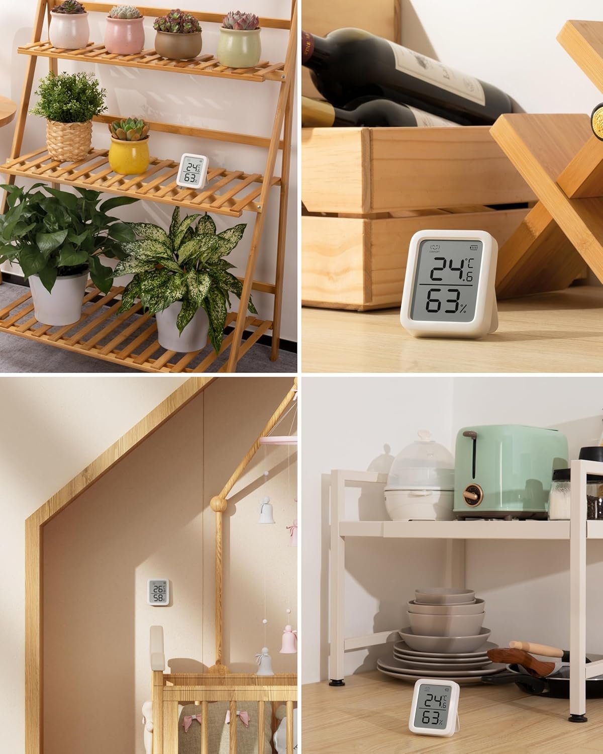 Switchbot Thermometer Hygrometer innen, Bluetooth Hygrometer Digitalem Temperatur Feuchtigeit -Sensor MIT App & DATENPEICHERUNG, TAUPUNKT/VPD/Absolutes FeuchTigKEITSSENSOR – Bild 9