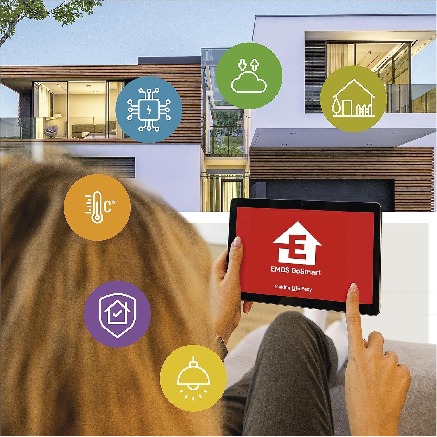 Emos Gosmart - Smart Home RGB LED -Lampe Kerze MIT App - E14 - Dimmbar, Mehrfarbig & Weißtöne - 470LM - Sparsam, 4,8w (Statt 40W Guhbirne) - 20 000 Stunden - WIFI - Google Home und Alex und Alex und Alex und Alex und Alex und Alex und Alex und Alex und Alex und Alex und Alex und Alex und Alex und Alex und Alex und – Bild 8